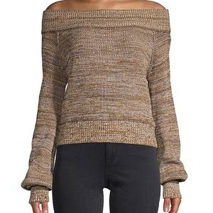 Free People Sugar Rush Off the Shoulder Sweater XS